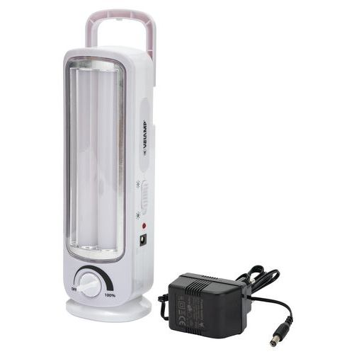 Tragbare Lampe Twix, ideal bei Stromausfall - Velamp