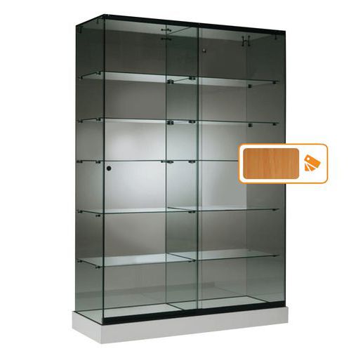 Vitrine ASF - Avec socle hêtre