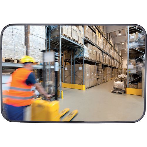 Überwachungsspiegel - Standardbefestigung - Rechteckig - Dan Mirror