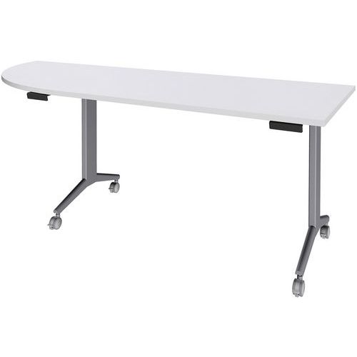Tisch Idora 200 x 80 cm links abgewinkelt Fuß Alu Tisch Idora 200 x 80 cm links abgewinkelt Fuß Alu