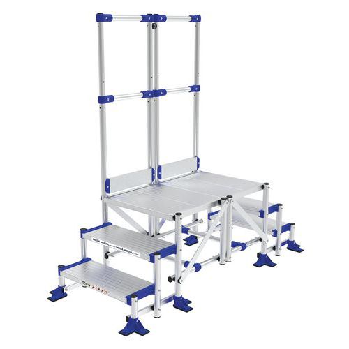 Stationärer Steg Meca Modul - 1 Geländer - Tubesca-Comabi