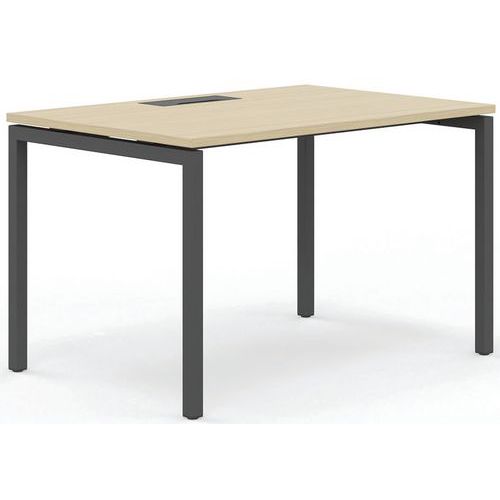 Gerader Schreibtisch, 140 cm, U-Füße Misao - Manutan Expert Gerader Schreibtisch, 140 cm, U-Füße Misao - Manutan Expert