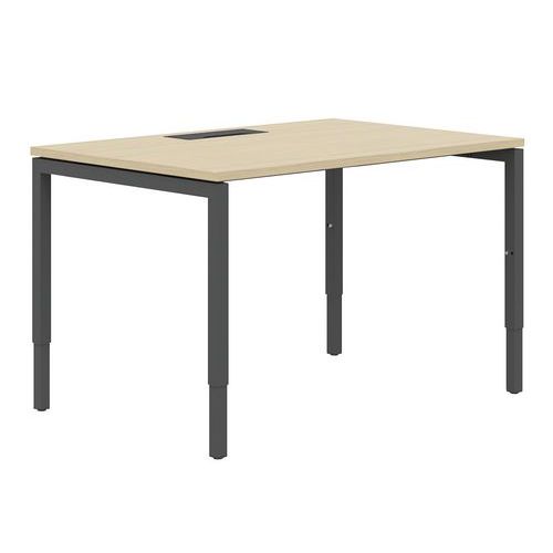 Gerader Schreibtisch, 160 cm, verstellbare U-Füße Misao - Manutan Expert Gerader Schreibtisch, 160 cm, verstellbare U-Füße Misao - Manutan Expert