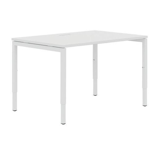 Gerader Schreibtisch, 120 cm, verstellbare U-Füße Misao - Manutan Expert Gerader Schreibtisch, 120 cm, verstellbare U-Füße Misao - Manutan Expert