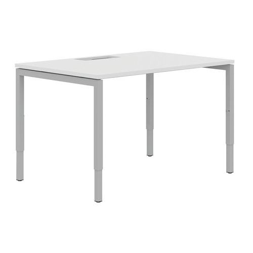 Gerader Schreibtisch, 120 cm, verstellbare U-Füße Misao - Manutan Expert Gerader Schreibtisch, 120 cm, verstellbare U-Füße Misao - Manutan Expert
