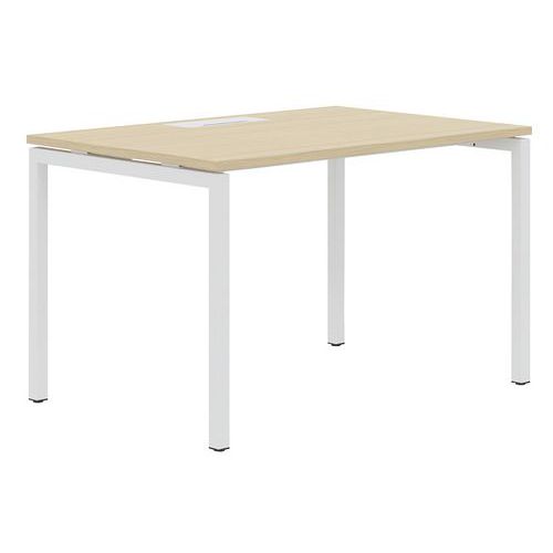 Gerader Schreibtisch, 120 cm, U-Füße Misao - Manutan Expert Gerader Schreibtisch, 120 cm, U-Füße Misao - Manutan Expert