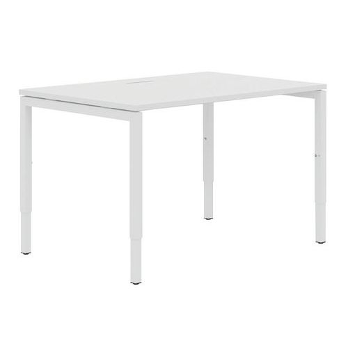 Gerader Schreibtisch, 140 cm, verstellbare U-Füße Misao - Manutan Expert Gerader Schreibtisch, 140 cm, verstellbare U-Füße Misao - Manutan Expert