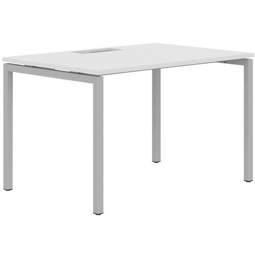 Gerader Schreibtisch, 120 cm, U-Füße Misao - Manutan Expert Gerader Schreibtisch, 120 cm, U-Füße Misao - Manutan Expert