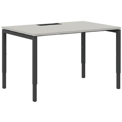 Gerader Schreibtisch, 120 cm, verstellbare U-Füße Misao - Manutan Expert Gerader Schreibtisch, 120 cm, verstellbare U-Füße Misao - Manutan Expert