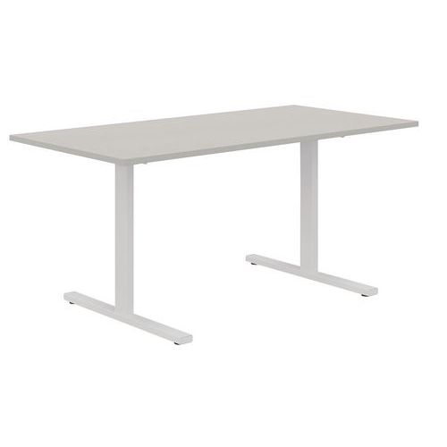 Gerader Schreibtisch, 160 cm, T-Füße Misao - Manutan Expert Gerader Schreibtisch, 160 cm, T-Füße Misao - Manutan Expert