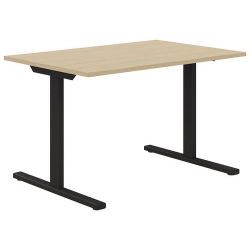 Gerader Schreibtisch, 120 cm, T-Füße Misao - Manutan Expert Gerader Schreibtisch, 120 cm, T-Füße Misao - Manutan Expert