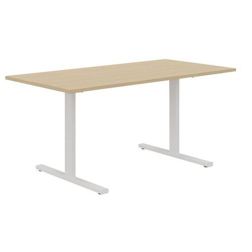 Gerader Schreibtisch, 160 cm, T-Füße Misao - Manutan Expert Gerader Schreibtisch, 160 cm, T-Füße Misao - Manutan Expert