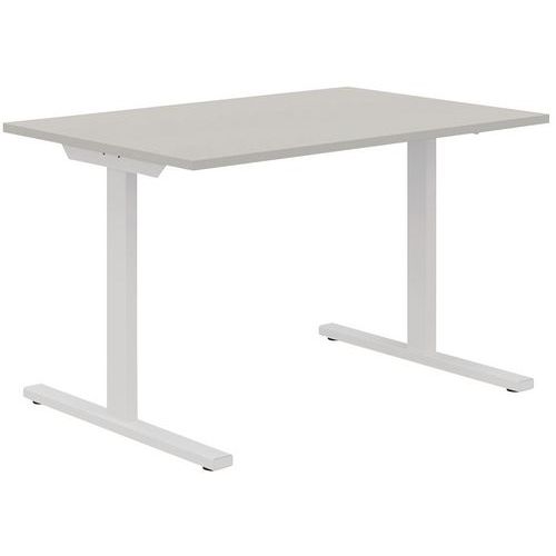 Gerader Schreibtisch, 120 cm, T-Füße Misao - Manutan Expert Gerader Schreibtisch, 120 cm, T-Füße Misao - Manutan Expert