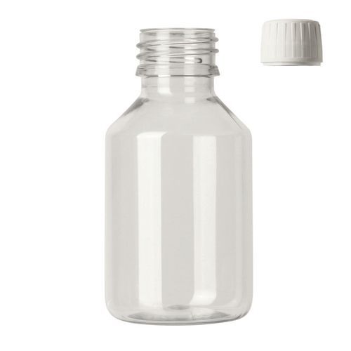 PET-Flasche Pharma Veral mit Originalitätsverschluss - 50 bis 500 ml, Gesamtinhalt: 0.1 L, Ø: 21.6 mm