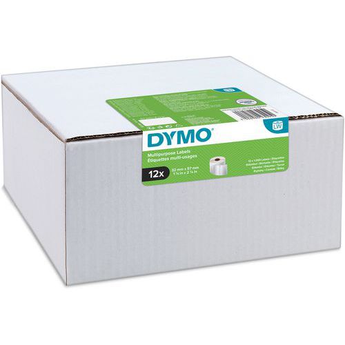Mehrzweck-Klebeetikett, weißes Papier, LabelWriter - Dymo Mehrzweck-Klebeetikett, weißes Papier, LabelWriter - Dymo