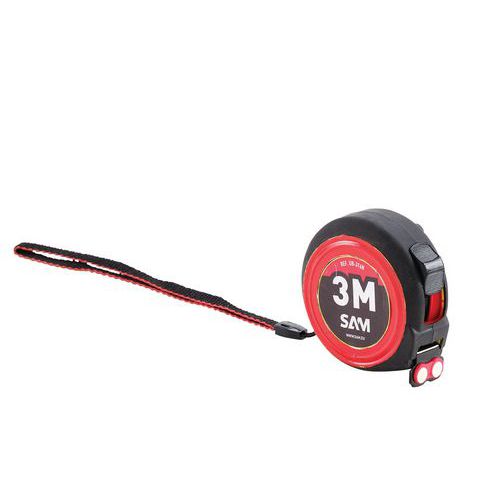 Kurzes herkömmliches Rollbandmaß UB, Bi-Material - Sam