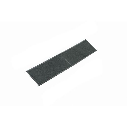 Rutschfeste Standardplatte - Wattelez, Farbe: Schwarz, Werkstoff: Polyurethan, Länge: 620 mm, Breite: 150 mm