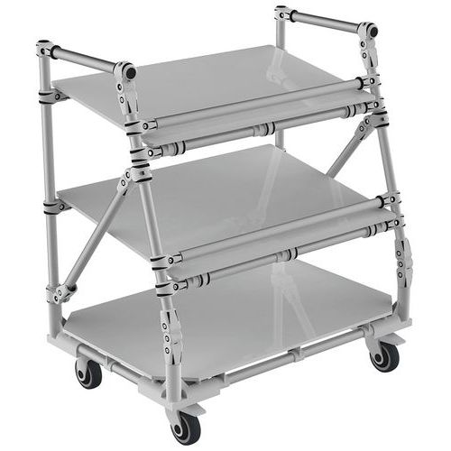 Präsentationswagen aus Aluminium - Trilogiq