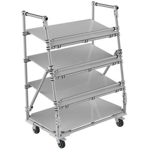 Chariot présentoire aluminium - Trilogiq