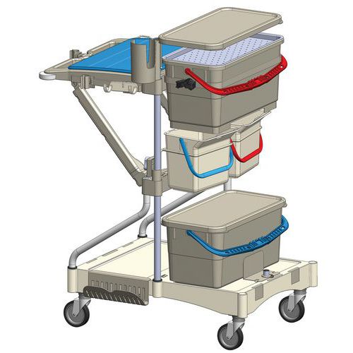Chariot Brix hygiène PT01 basique et pré-imprégnation - ICA