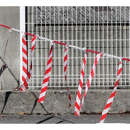 Kettenbarriere m. schraffierten Bändern - Novap Kettenbarriere m. schraffierten Bändern - Novap