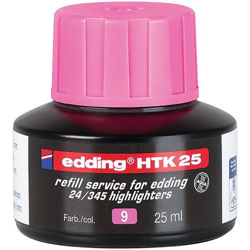 Nachfüllpackung HTK25 für Textmarker e24 Ecoline - Edding