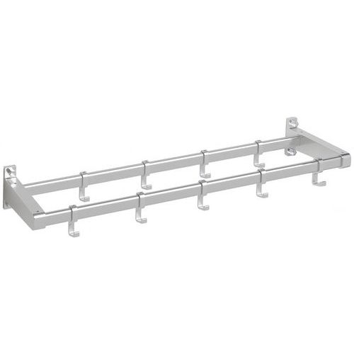 Wandgarderobe Gardelux 1 - Doppelhaken  - Gardelux