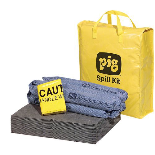 Kit absorbant portable liquides non agressifs - New pig