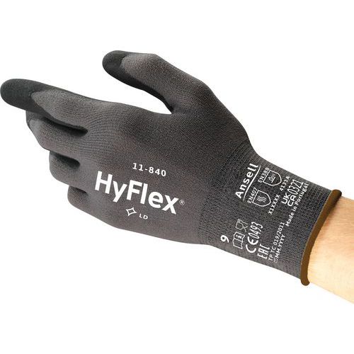 Arbeitshandschuhe mit Nitril-Beschichtung HyFlex® 11-840 - Ansell