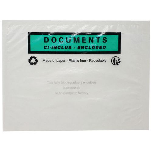 Dokumentenumschlag - Glassin - Enthält Dokumente Dokumentenumschlag - Glassin - Enthält Dokumente