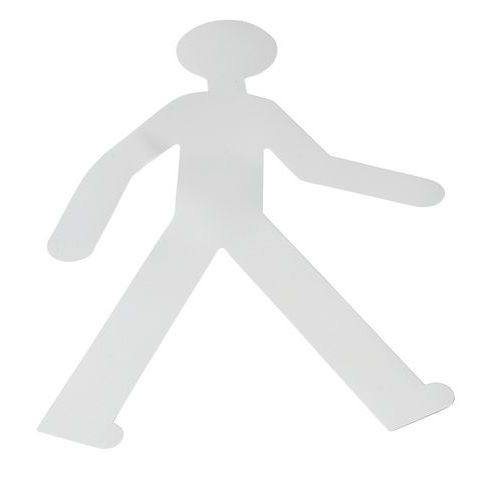 PVC-Klebeband zur Bodenmarkierung - 5 Männchen, 735 x 478 mm - Gergosign