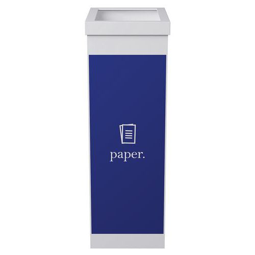Behälter zur Mülltrennung - Weiß - 60 L - Paperflow