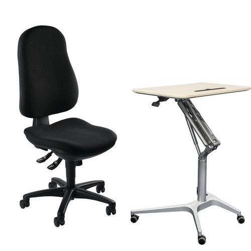 Eco-Set: Mini-Schreibtisch + Stuhl Point 10