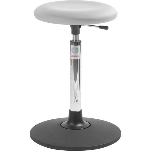 Hocker Sway Beta - Lederimitat - Hoch - Global Professional Seating