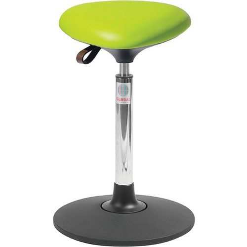 Hocker Sway Tria - Lederimitat - Hoch - Global Professional Seating Hocker Sway Tria - Lederimitat - Hoch - Global Professional Seating