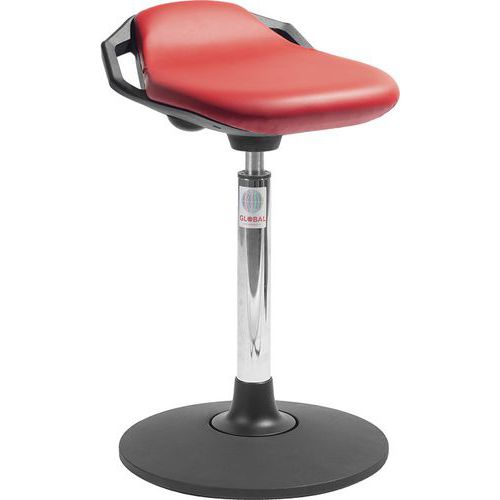Stehhocker aus Lederimitat - Global Professional Seating