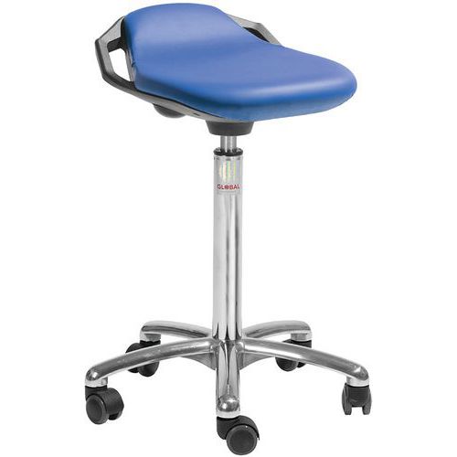 Hocker Space - Lederimitat - Hoch - Global Professional Seating