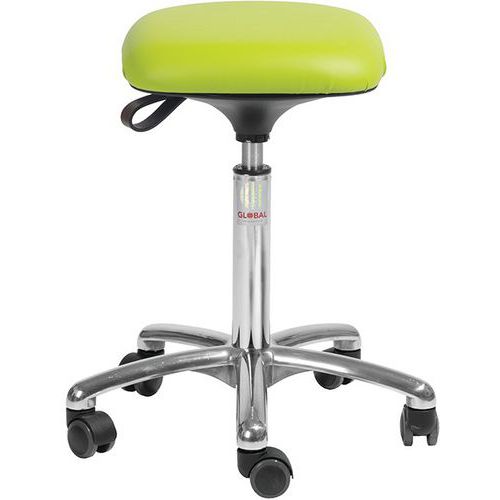Hocker Tetra - Lederimitat - Hoch - Global Professional Seating