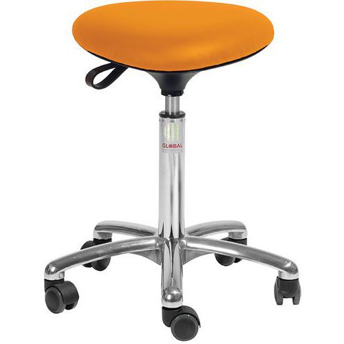 Hocker Tria - Lederimitat - Medium - Global Professional Seating