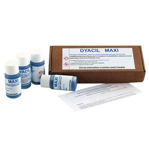 Set mit 6 Mini-Dosen - Wasserspender-Desinfektionsset