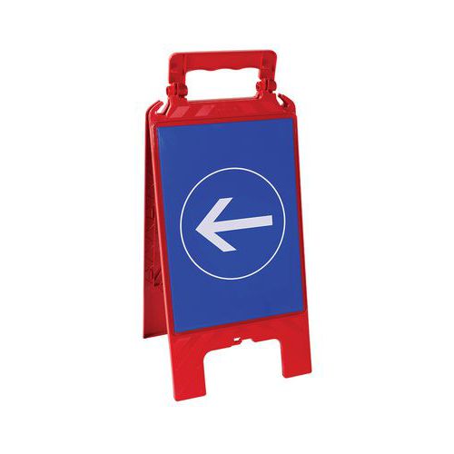 Chevalet modulable noir avec plaques interchangeables - Novap