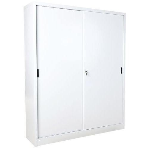 Hoher Schrank mit Schiebetür zur Selbstmontage - B 160 cm - Manutan Expert