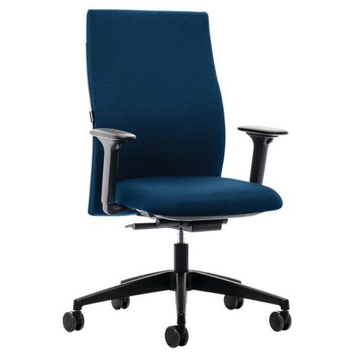 Bürostuhl mit automatischer Synchronmechanik LX145 und 4D-Armlehnen - Interstuhl Bürostuhl mit automatischer Synchronmechanik LX145 und 4D-Armlehnen - Interstuhl
