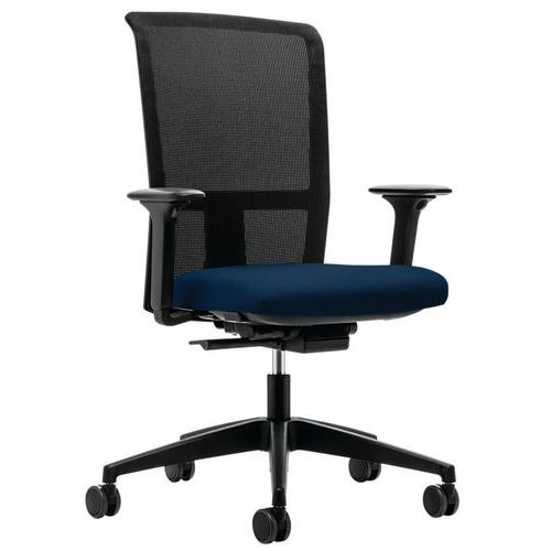 Bürostuhl mit automatischer Synchronmechanik LX252 und 4D-Armlehnen - Interstuhl