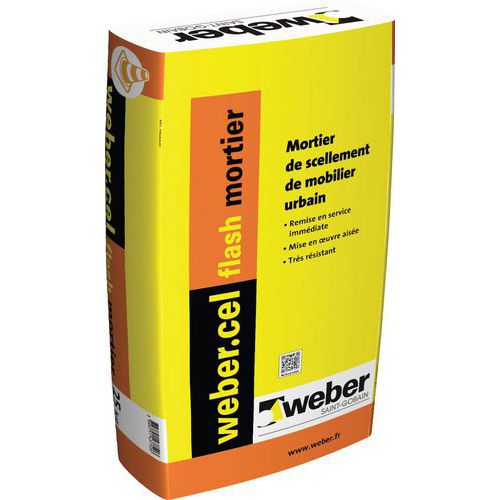Schnellhärtender Mörtel - Webercel flash - 25 kg