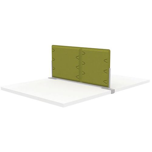 Trennwand aus Stoff mit Klemme, für Schreibtisch X4 - 80 cm