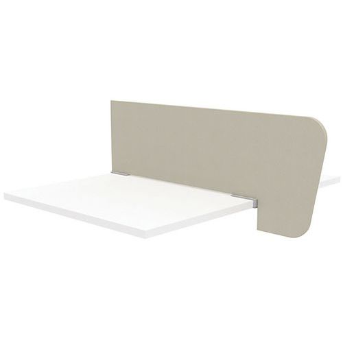 Trennwand aus Stoff mit Klemme, für Schreibtisch X4 - 109 cm