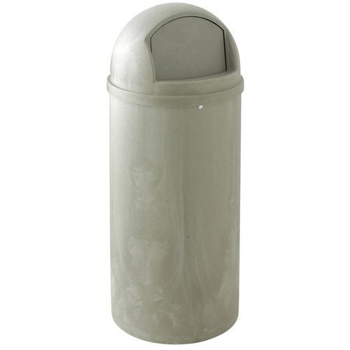 Poubelle marshall Dome - 95L - Beige - Rubbermaid