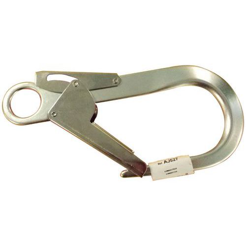 Mousqueton grande ouverture 60 mm en aluminium - Protecta