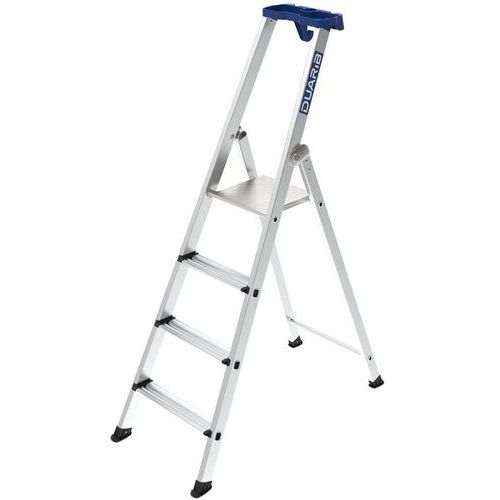 Trittleiter PRO54 aus Aluminium, 3 bis 8 Stufen - Duarib